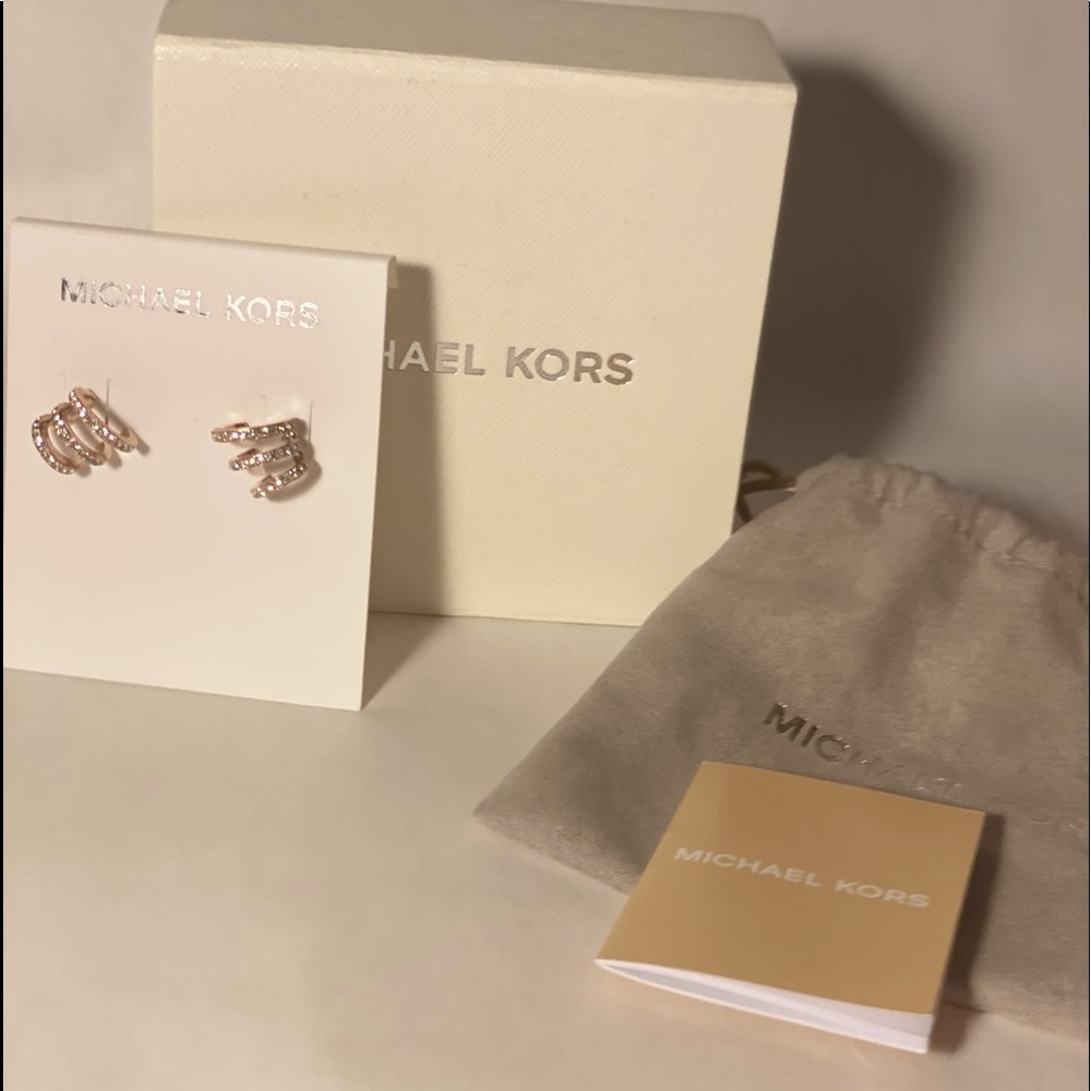 Michael Kors Rose Gold earrings
